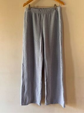 Clockhouse Wide Leg Ribbed Lounge Pants, Sz Large, pastel sweatpants athleisure